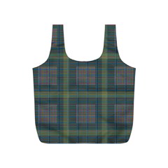 Plaid Pencil Crayon Pattern Full Print Recycle Bag (s) by emilyzragz