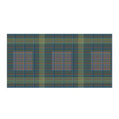 Plaid Pencil Crayon Pattern Satin Wrap by emilyzragz