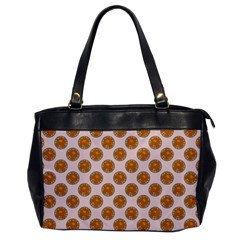 Waffle Polka Dot Pattern Oversize Office Handbag