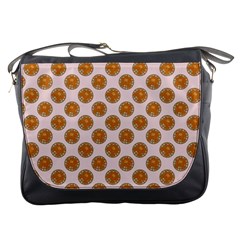 Waffle Polka Dot Pattern Messenger Bag by emilyzragz