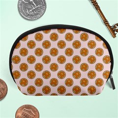 Waffle Polka Dot Pattern Accessory Pouch (large) by emilyzragz