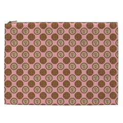 Qt Pie Polka Dot Pattern Cosmetic Bag (xxl) by emilyzragz