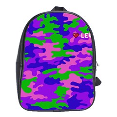 The Colors Of Gamers School Bag (large) by JessisArt