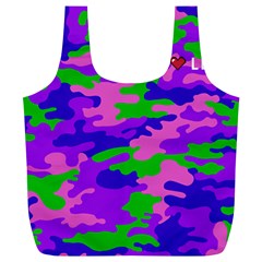 The Colors Of Gamers Full Print Recycle Bag (xl) by JessisArt