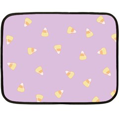 Candie Corn Double Sided Fleece Blanket (mini)  by JessisArt