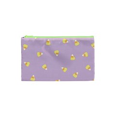 Candy Corn (purple) Cosmetic Bag (xs) by JessisArt