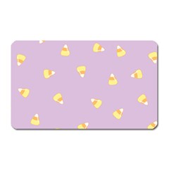 Candy Corn (purple) Magnet (rectangular) by JessisArt