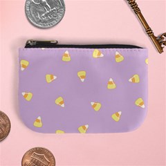 Candy Corn (purple) Mini Coin Purse by JessisArt