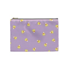 Candy Corn (purple) Cosmetic Bag (medium)