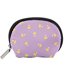 Candy Corn (purple) Accessory Pouch (small) by JessisArt