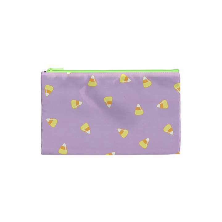 Candy Corn (Purple) Cosmetic Bag (XS)