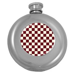 Pattern Background Texture Round Hip Flask (5 Oz) by Sapixe