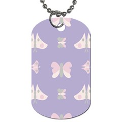 Butterfly Butterflies Merry Girls Dog Tag (One Side)