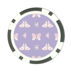 Butterfly Butterflies Merry Girls Poker Chip Card Guard by Sapixe