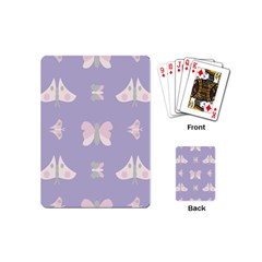 Butterfly Butterflies Merry Girls Playing Cards (Mini)