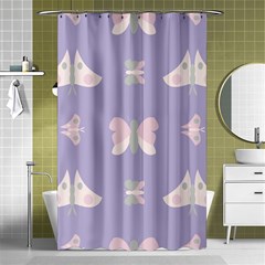 Butterfly Butterflies Merry Girls Shower Curtain 48  x 72  (Small) 