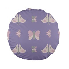 Butterfly Butterflies Merry Girls Standard 15  Premium Round Cushions