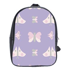 Butterfly Butterflies Merry Girls School Bag (XL)