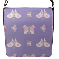 Butterfly Butterflies Merry Girls Flap Closure Messenger Bag (S)