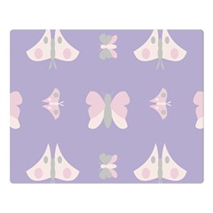 Butterfly Butterflies Merry Girls Double Sided Flano Blanket (Large) 