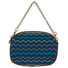 Pattern Zig Zag Colorful Zigzag Chain Purse (one Side) by Sapixe