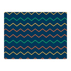 Pattern Zig Zag Colorful Zigzag Double Sided Flano Blanket (mini)  by Sapixe