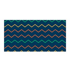 Pattern Zig Zag Colorful Zigzag Satin Wrap by Sapixe