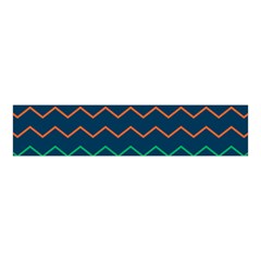 Pattern Zig Zag Colorful Zigzag Velvet Scrunchie by Sapixe