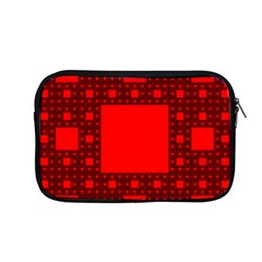 Red Sierpinski Carpet Plane Fractal Apple Macbook Pro 13  Zipper Case by Sapixe