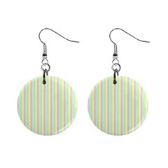 Pattern Background Texture Mini Button Earrings