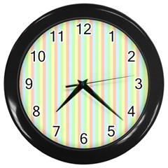 Pattern Background Texture Wall Clock (Black)