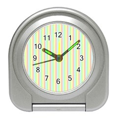 Pattern Background Texture Travel Alarm Clock