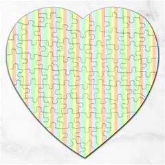 Pattern Background Texture Jigsaw Puzzle (Heart)