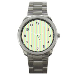 Pattern Background Texture Sport Metal Watch