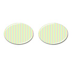 Pattern Background Texture Cufflinks (Oval)