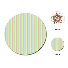 Pattern Background Texture Playing Cards (Round)