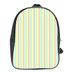 Pattern Background Texture School Bag (Large)