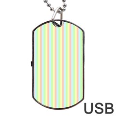 Pattern Background Texture Dog Tag USB Flash (One Side)