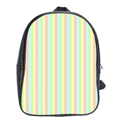 Pattern Background Texture School Bag (XL)