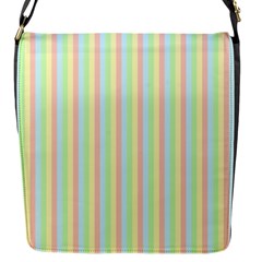 Pattern Background Texture Flap Closure Messenger Bag (S)