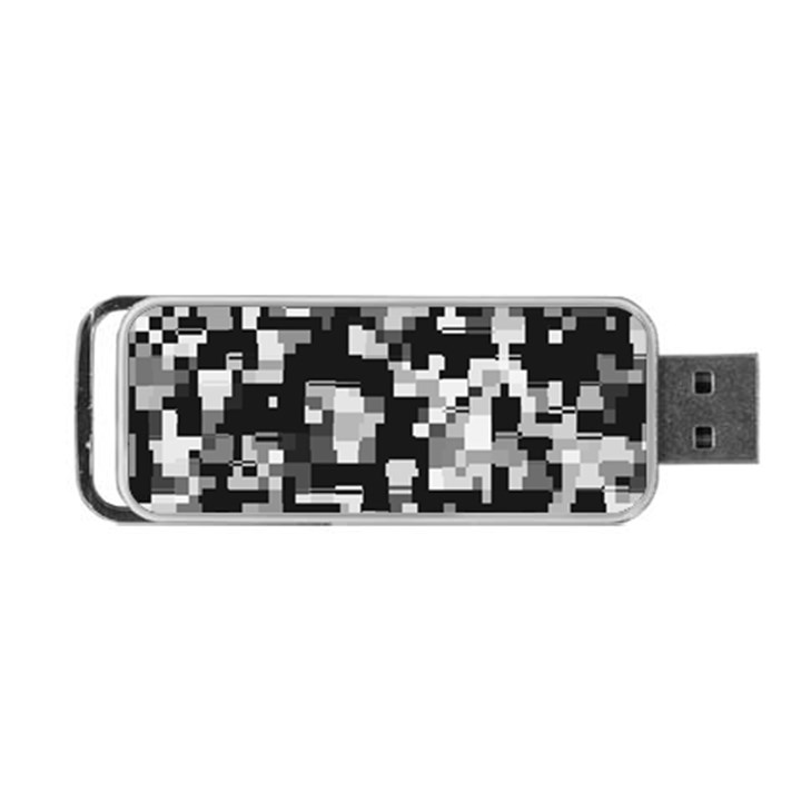 Noise Texture Graphics Generated Portable USB Flash (One Side)