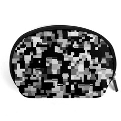 Noise Texture Graphics Generated Accessory Pouch (large) by Sapixe