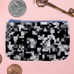 Noise Texture Graphics Generated Large Coin Purse by Sapixe