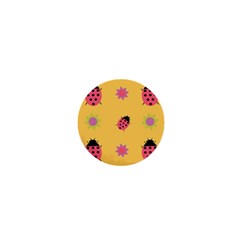 Ladybug Seamlessly Pattern 1  Mini Magnets by Sapixe