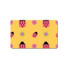 Ladybug Seamlessly Pattern Magnet (name Card) by Sapixe