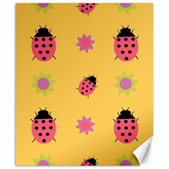 Ladybug Seamlessly Pattern Canvas 20  X 24  by Sapixe