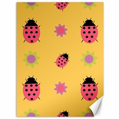 Ladybug Seamlessly Pattern Canvas 36  X 48  by Sapixe