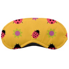 Ladybug Seamlessly Pattern Sleeping Masks by Sapixe