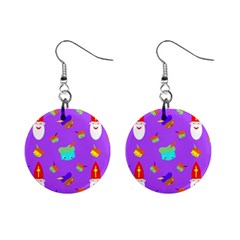 Saint Nicholas Saint Nicholas Mini Button Earrings by Sapixe