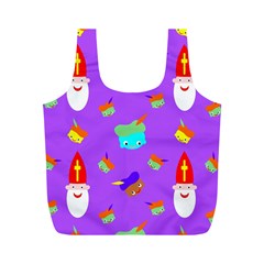 Saint Nicholas Saint Nicholas Full Print Recycle Bag (m) by Sapixe